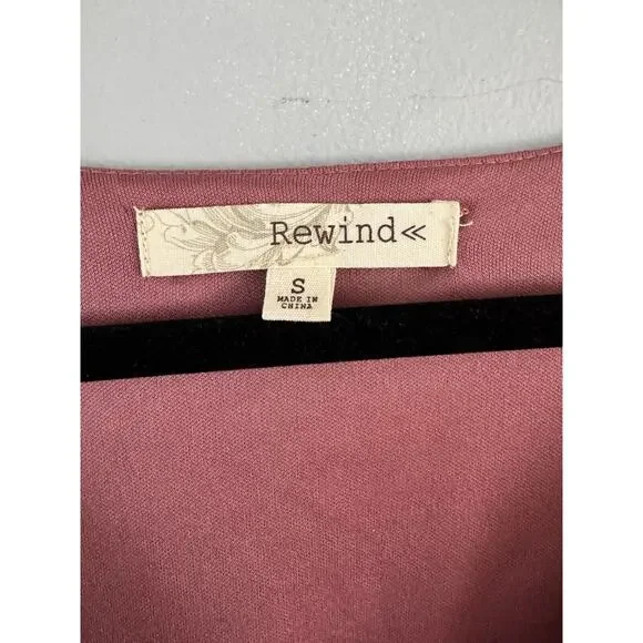 NWT Rewind Surplice Paisley Patchwork Print Balloon Sleeve Peasant Dress Small - Picture 8 of 9